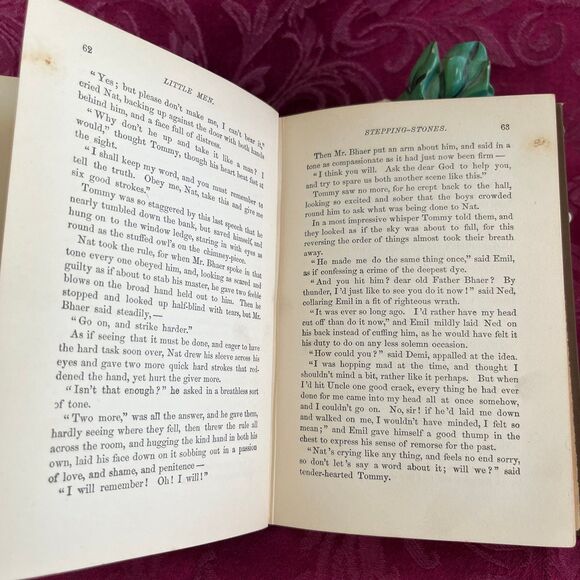 1904 Antique Book: Little Men (Illustrated) by Louisa M. Alcott. Lovely Book! - Picture 7 of 10